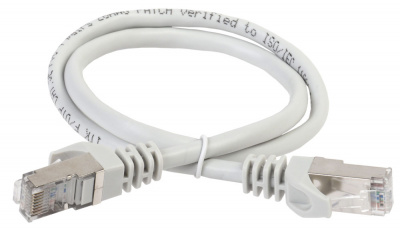 Коммутационный шнур (патч-корд), кат.5Е FTP, 3м, серый ITK ITK  PC01-C5EF-3M