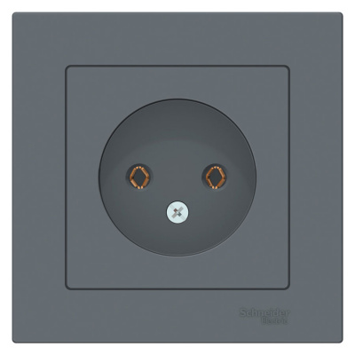Розетка без заземления 16A в сборе Schneider Electric AtlasDesign Грифель Systeme Electric AtlasDesign ATN000740