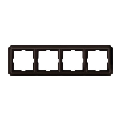 Рамка 4-постовая Merten Antique Коричневый Merten Antique MTN4040-4715