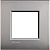 Рамка AIR 2 мод Bticino Living Light Матовый никель