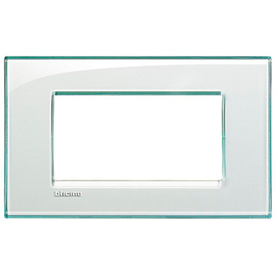 LivingLight Рамка прямоугольная, 4 модуля, цвет Морская вода Bticino Bticino  LNA4804KA