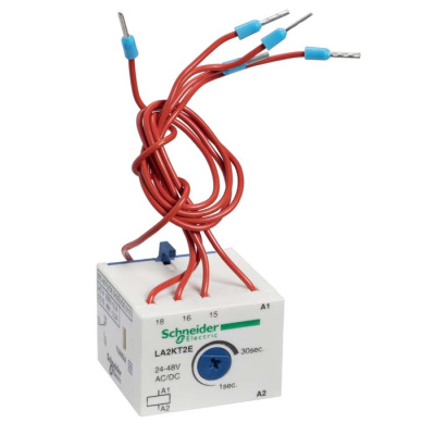 Блок вспомогательных контактов с выдержкой времени 1...30с AC/DC 24...48V Schneider Electric Schneider Electric  LA2KT2E