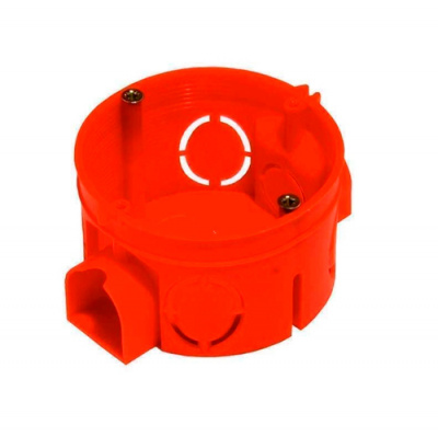 Коробка монтажная 1-ая для сплошных стен d=60 глубина 40мм (возможность стыковки) Hegel Hegel  КУ1103