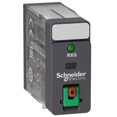 Реле промежут.,5а, 2с/о,~220в, кн. + LED Schneider Electric  RXG22M7
