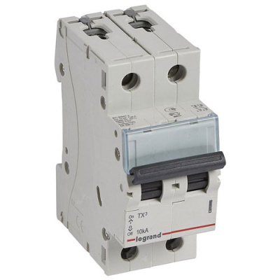Автоматический выключатель 2P 25 A B 10kA Legrand TX3 Legrand TX3 403876