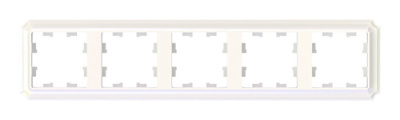 SE AtlasDesign ANTIQUE Рамка 5-постовая Жемчуг Systeme Electric AtlasDesign ATN100405
