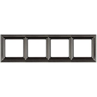 Рамка 4-постовая Jung Eco Profi DECO Алюминий Jung Eco Profi DECO EPD484AL