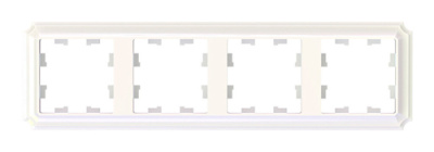SE AtlasDesign ANTIQUE Рамка 4-постовая Жемчуг Systeme Electric AtlasDesign ATN100404