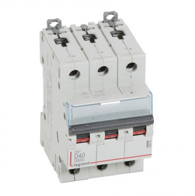 Автоматический выключатель 3P 40A D 6kA Legrand DX3 Legrand DX3 408093