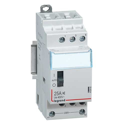 Контактор быт.б/ш.230V 3Н0 25A Legrand CX3 Legrand  412502
