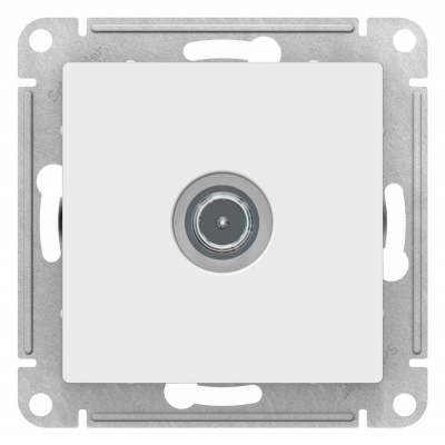 Розетка TV оконечная 1DB механизм Schneider Electric AtlasDesign Белый Systeme Electric AtlasDesign ATN000191