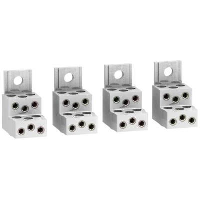 Клеммы алюминиевые шестикабелные 1,5-35мм2 250A комплект 4шт Schneider Electric Compact/VigiCompact NSX100-250 Schneider Electric Compact NSX LV429249