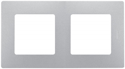 Рамка 2-постовая Legrand Etika Алюминий Legrand Etika 672552