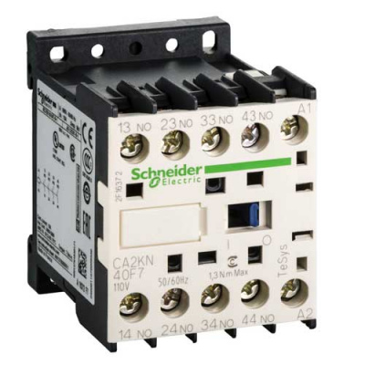 Промежуточное реле 4НО, цепь управления 110В 50/60Гц, винтовой зажим Schneider Electric Schneider Electric  CA2KN40F7