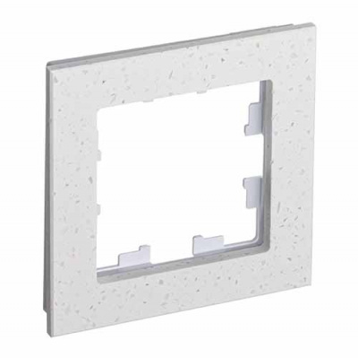 Рамка 1-постовая мрамор Schneider Electric AtlasDesign Nature Крем Роял Systeme Electric AtlasDesign Nature ATN343101