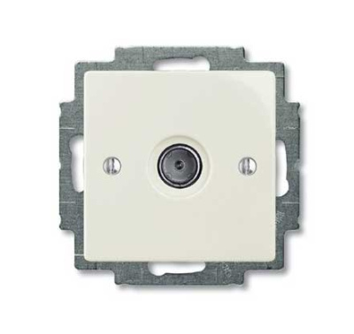 Розетка TV оконечная ABB BJB Basic55 chalet Белый ABB Basic 55 2CKA001724A4317