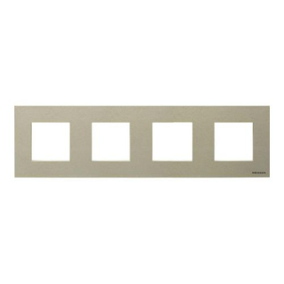 Рамка 4-постовая 2+2+2+2 мод ABB NIE Zenit Шампань N2274 CV ABB Zenit 2CLA227400N1901