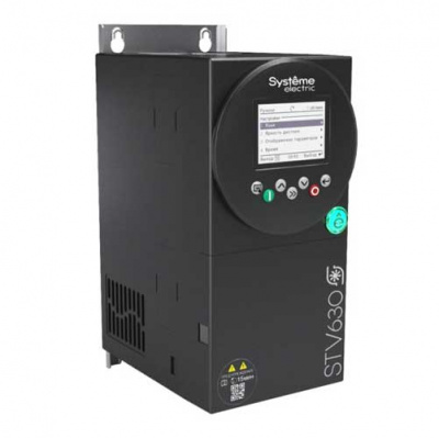 Systeme Electric Преобразователь частоты STV630 7,5 кВт 400В ЭМС С3 + встр. DC реактор + LCD панель оператора Systeme Electric STV630 STV630U75N4L1