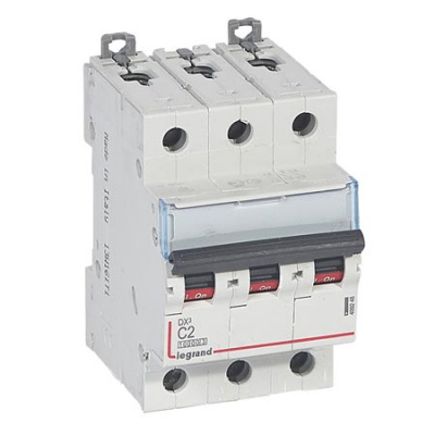 Автоматический выключатель 3P 2A C 10kA Legrand DX3 Legrand DX3 409248