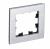 Рамка 1-постовая металл Schneider Electric AtlasDesign Nature Серебро Systeme Electric AtlasDesign Nature ATN312101