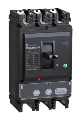 Автомат SYSTEMEPACT CCB630 50KA 3P3D TMD600 рычаг Systeme Electric Systeme Electric  SPC630N600L3DF