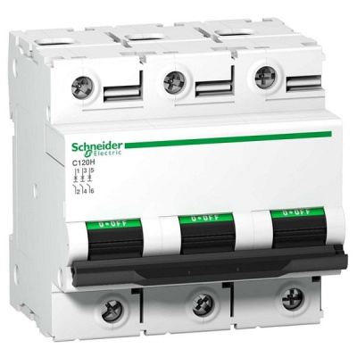 Автоматический выключатель 3P 100A D 15kA Schneider Electric Acti 9 Schneider Electric Acti9 A9N18513