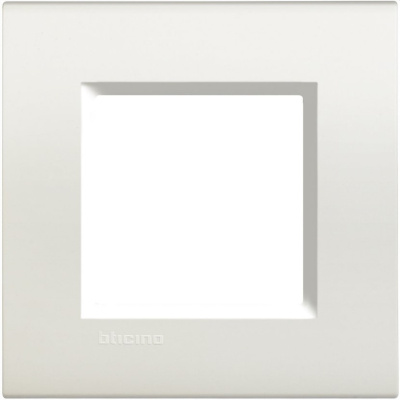 Рамка прямоугольная 2 мод Bticino Living Light Белый Bticino Living Light LNA4802BI