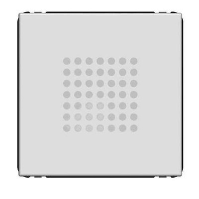 Звонок Динг-Донг 2 мод ABB NIE Zenit Серебряный N2224 PL ABB Zenit 2CLA222400N1301