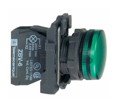Сигнальная лампа 22мм 24В зеленая Schneider Electric Schneider Electric  XB5AVB3