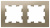 Рамка 2-постовая универсальная Schneider Electric AtlasDesign Шампань Systeme Electric AtlasDesign ATN000502