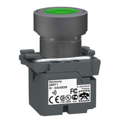 Беспроводная кнопка с зеленым толкателем Schneider Electric  ZB5RTA3