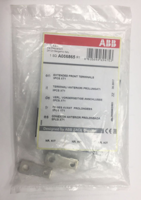 Выводы передние удлиненные ABB Sace Tmax XT1 Kit EF ABB Sace Tmax 1SDA066865R1