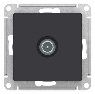 Розетка TV проходная 4DB механизм Schneider Electric AtlasDesign Карбон Systeme Electric AtlasDesign ATN001092