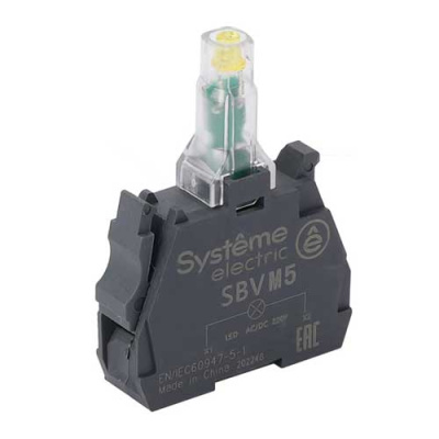 Systeme Electric Световой блок желтый LED 230-240В АС Systeme Electric  SBVM5