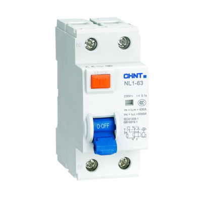 УЗО NL1-100 S 2P 63A 100mA 10kA тип AC (R) CHINT CHINT  200420CHINT