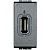 Разъем USB Bticino Living Light Алюминий