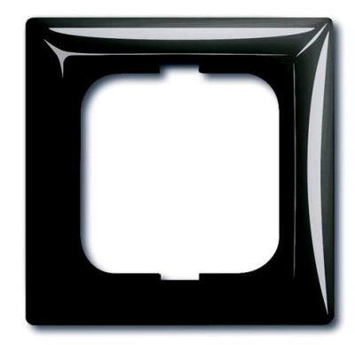 Рамка 1-постовая ABB BJB Basic55 château Черный ABB Basic 55 2CKA001725A1506