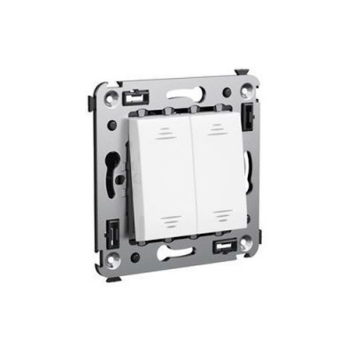 Диммер кнопочный в стену, "Avanti", "Белое облако" DKC DKC Avanti 4400343DKC