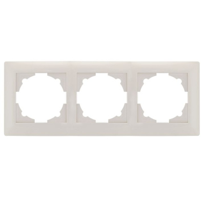 Рамка 3-постовая EKF PROxima Милан Белый EKF Милан EMM-R-3-10