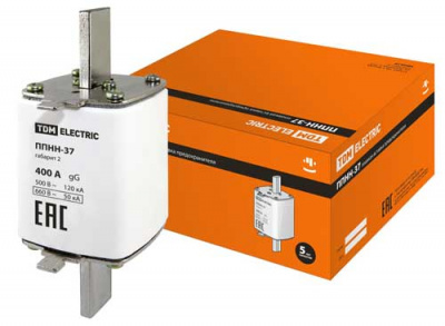 Плавкая вставка предохранителя ППНН-37, габарит 2, 400А TDM TDM ELECTRIC  SQ0713-0033