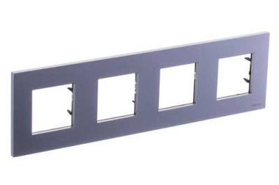 Рамка 4-постовая 2+2+2+2 мод ABB NIE Zenit Белый N2274 BL ABB Zenit 2CLA227400N1101