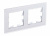 Рамка 2-постовая матовое стекло Schneider Electric AtlasDesign Nature Белый Systeme Electric AtlasDesign Nature ATN330102