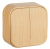 Выключатель 2-клавишный 10A IP20 Legrand Quteo Сосна Legrand Quteo 782262