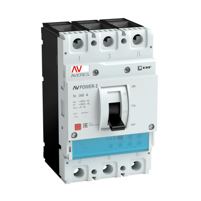 Автоматический выключатель 3P 100 A  50kA EKF Averes AV Power EKF Averes AV Power mccb-13-100-2.0-av