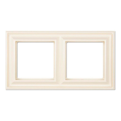 Рамка 2-постовая Jung Eco Profi DECO Слоновая кость Jung Eco Profi DECO EPD482