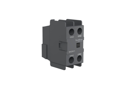 Systeme Electric Блок контактный дополнительный MC1D 1НО+1НЗ фронтальный монтаж Systeme Electric SystemePact M MADN11