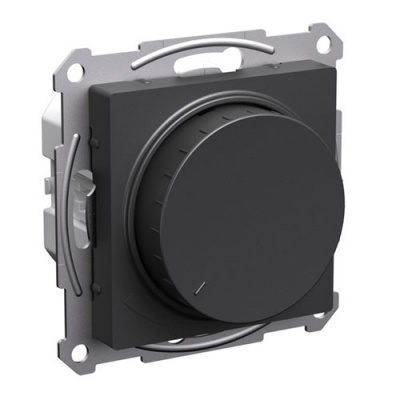 SE AtlasDesign Светорегулятор (диммер) повор-нажим Базальт LED RC 400Вт механизм Systeme Electric AtlasDesign ATN001423