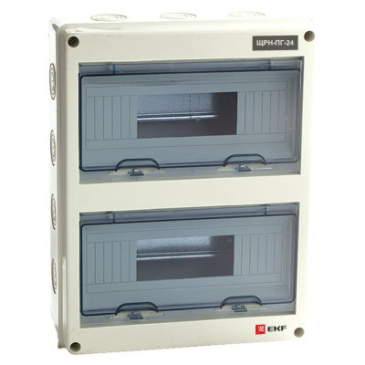 Щит распределительный навесной 354х272х109 IP65 EKF PROxima ЩРН-ПГ-24 EKF PROxima ЩРН-ПГ pb65-n-pg-24