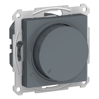 Светорегулятор (диммер) повор-нажим LED RC 400Вт механизм Schneider Electric AtlasDesign Грифель Systeme Electric AtlasDesign ATN000723