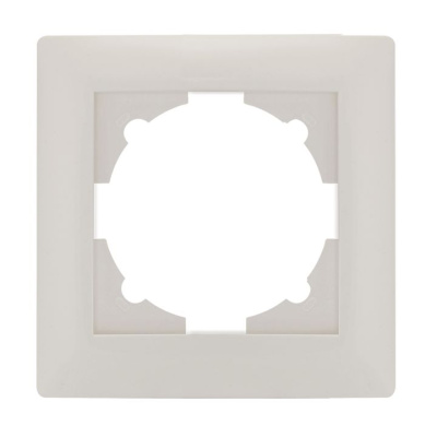 Рамка 1-постовая EKF PROxima Милан Белый EKF Милан EMM-R-1-10